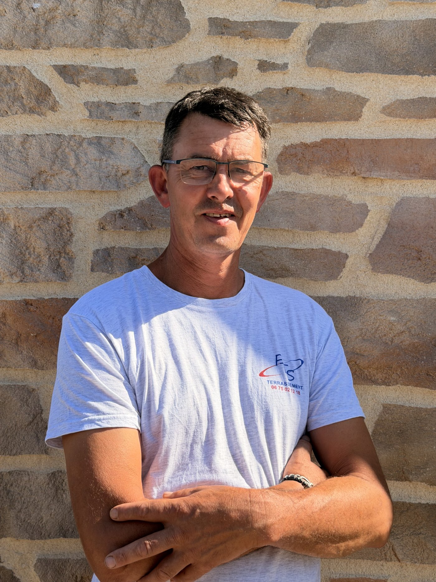 Frédéric Lorent, dirigeant de FTS Terrassement